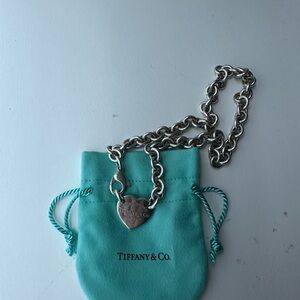 Tiffany & Co. Silver Heart Tag Bracelet